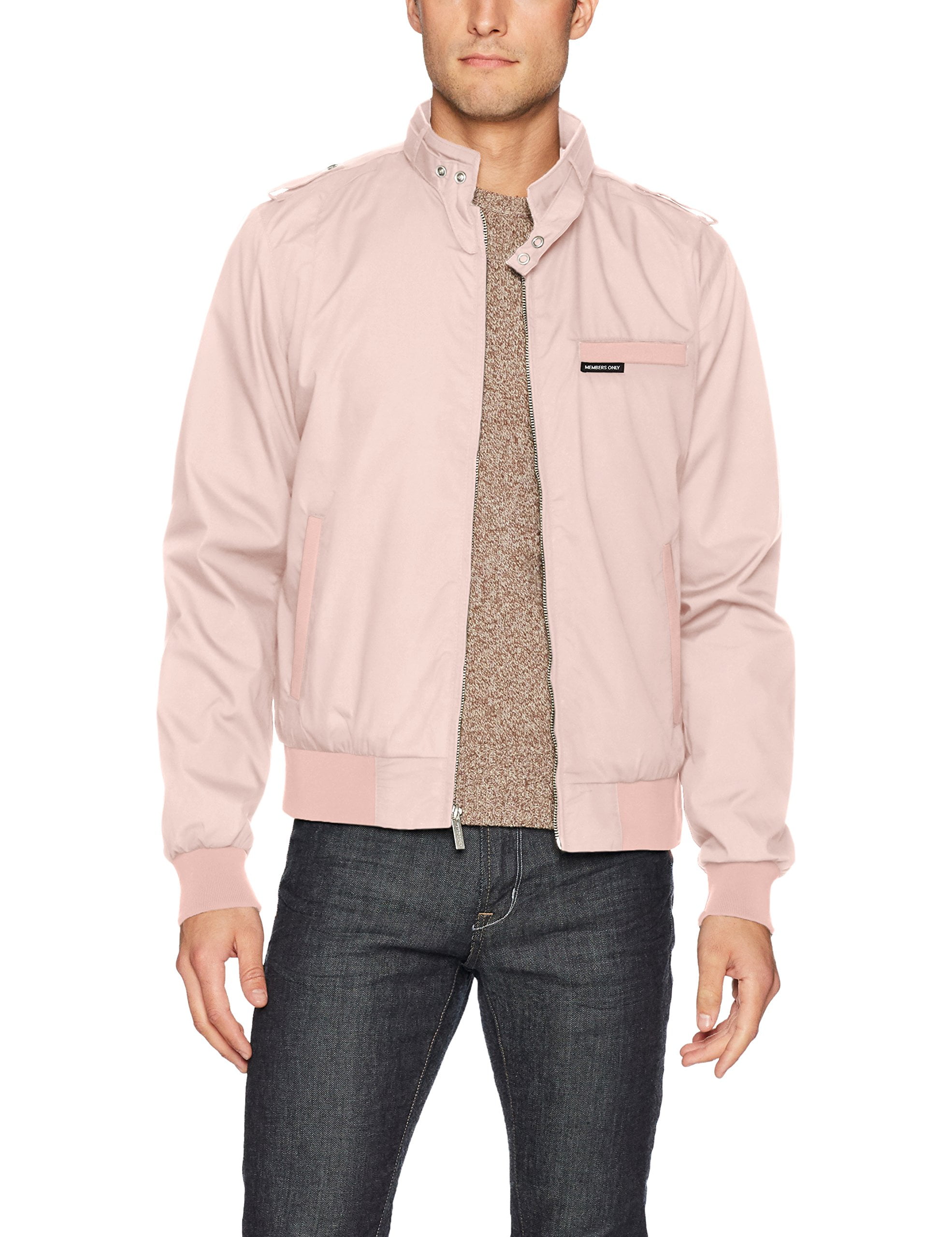 pink members only jacket