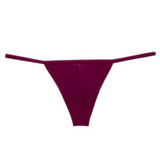 Open Back Mens Underpants Low Waist Briefs G-string Thong Underwear