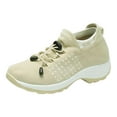 thumbnail image 2 of OHGOD Comfy Sneakers for Women - Tenis Para Mujeres - Tenis Casuales Para Mujer - Womens Sneakers Running - Beige - 5.5, 2 of 4