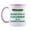 Pink, variant on Funny Coffee Mug, Busier than a Cucumber Coffee Cup, Humorous Cucumber Mug For Birthday Christmas Ceramic Tea Cup