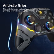 EasySMX PC Controller, Bluetooth Gaming Controller for PC, Android/iOS/Mac/Switch/Steam, with Hall Joystick and Trigger, RGB Lighting