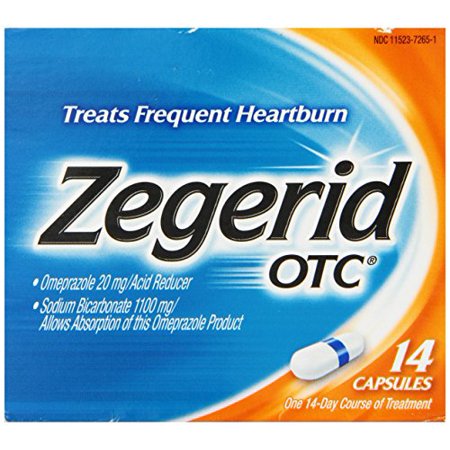Zegerid OTC Capsules Treat Frequent Heartburn, 14 (Best Way To Treat Heartburn)