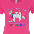 thumbnail image 4 of Inktastic I'm an Auntiecorn Like a Normal Aunt but Magical Women's T-Shirt, 4 of 5