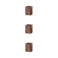 thumbnail image 2 of Tholdsy Wooden Stationery Organizer, Square Pen Holder, Walnut up Desk Wood, Brushes, Decoration, Black Offices Stationery, Type1 NO1, 2 of 6