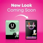 U by Kotex Clean & Secure Panty Liners, Light Absorbency, Regular Length, 129 Count