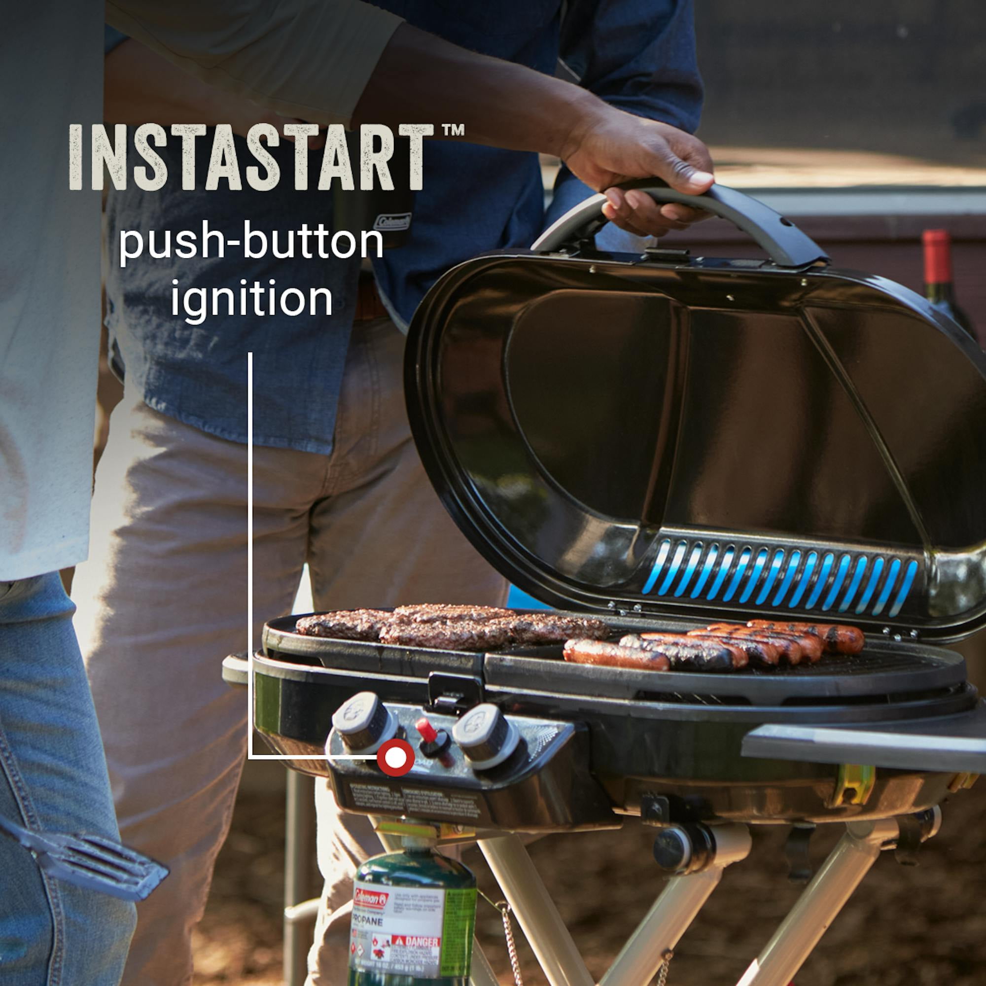 Coleman RoadTrip X-Cursion Portable Camping BBQ Grill, 2 Coleman RoadTrip X-Cursion Portable Camping BBQ Grill, 2