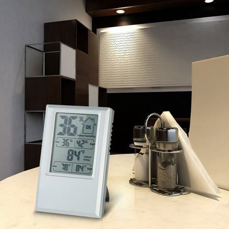 °C/°F Digital Thermometer Hygrometer Indoor Temperature Humidity Meter Max Min Value Comfort Level