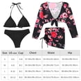 thumbnail image 3 of 1 Juego de traje de baño de dos piezas, trajes de baño de dos piezas para mujer, trajes de baño para mujer, vestidos de baño para playa, talla XL, 3 of 7