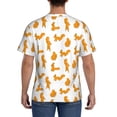 thumbnail image 3 of Bixox Men's Cartoon Squirrel Printed Short Sleeve Skinny Athletic T-Shirt, 3 of 6