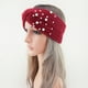 thumbnail image 4 of Sonducket Manténgase abrigado con estilo, cómodo calentador de orejas, diadema de invierno, diademas cruzadas de punto Nueva Perla, portátil Accesorios de disfraces blanco, 4 of 6