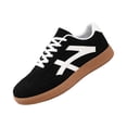 thumbnail image 2 of Casual Sneakers for Women Lightweight Lace Up Tennis Shoes | Non-slip Lace Up Fashion Sneaker, Round Toe Retro Walking Shoes, 2026 Trendy Comfortable Trainers, 43, 2 of 4