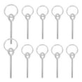 thumbnail image 4 of Miangastore Anneau de Tente de Remplacement 10 Pcs Anneau d'Aiguille Unique Connecteurs de Mât de Tente Kit d'Accessoires de Réparation de Tente de Camping en Plein Air Randonnée Voyage Argent, 4 of 8