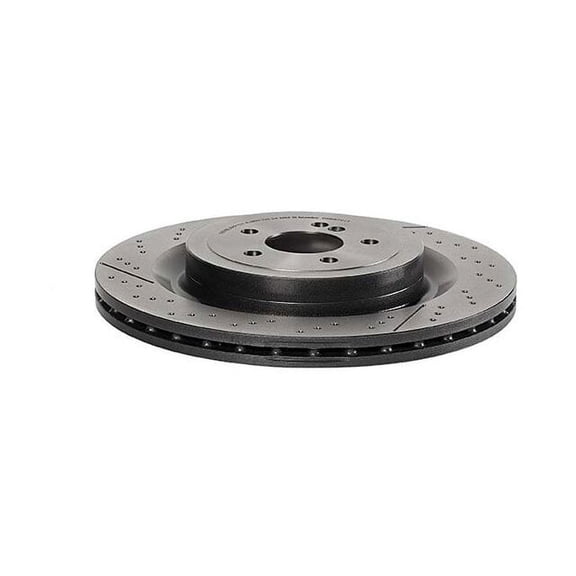 Rear Brake Rotor - Compatible with 2016 - 2021 Mercedes-Benz C63 AMG 2017 2018 2019 2020