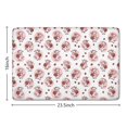 thumbnail image 5 of Pink Cow Strawberry Pattern Flannel Non Slip Door Rugs,Washable Door Mats Indoor,Decorative Door Mats,Dirt-Resistant and Absorbent Doormat for Entrance,Bedroom,Kitchen,Bathroom,23.5x16in(60x40cm), 5 of 5