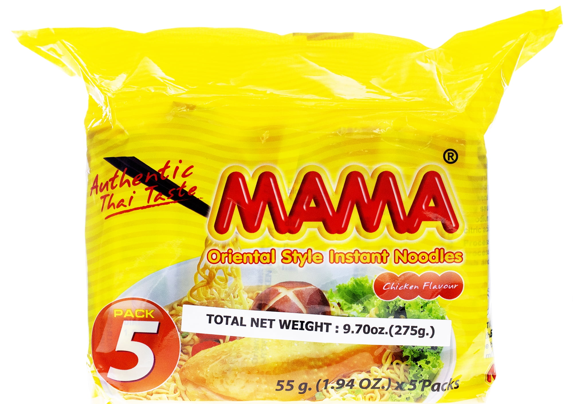 Mama NoodleChicken Flavor (5 pack case)
