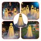 thumbnail image 1 of Festival Lighted Ghost Sculpture Light Up Ghost Decor Garden Patio Yard Decor, 1 of 5