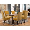 thumbnail image 2 of Velvet Chair Covers for Dining Room Set of 6, Stretchy Dining Chair Covers, Washable Kitchen Chair Slipcovers, Classy Decor for Home and Banquet (Gold, 6 Pack), 2 of 7