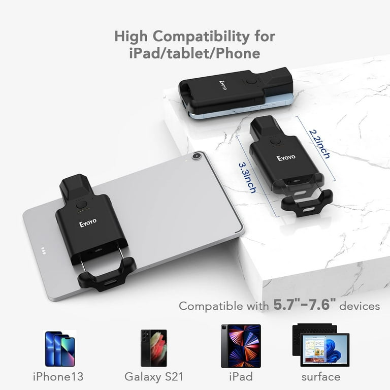 Eyoyo EY-029 1D 2D Bluetooth QR Code Screen Reader With Base 3-in-1 - Foto 11