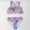 Pink, variant on Godderr Toddler Girl Swimsuit Summer Girl Swimsuit Gradient Color Bikini Swimsuit Set 2-Piece for 3T-7T