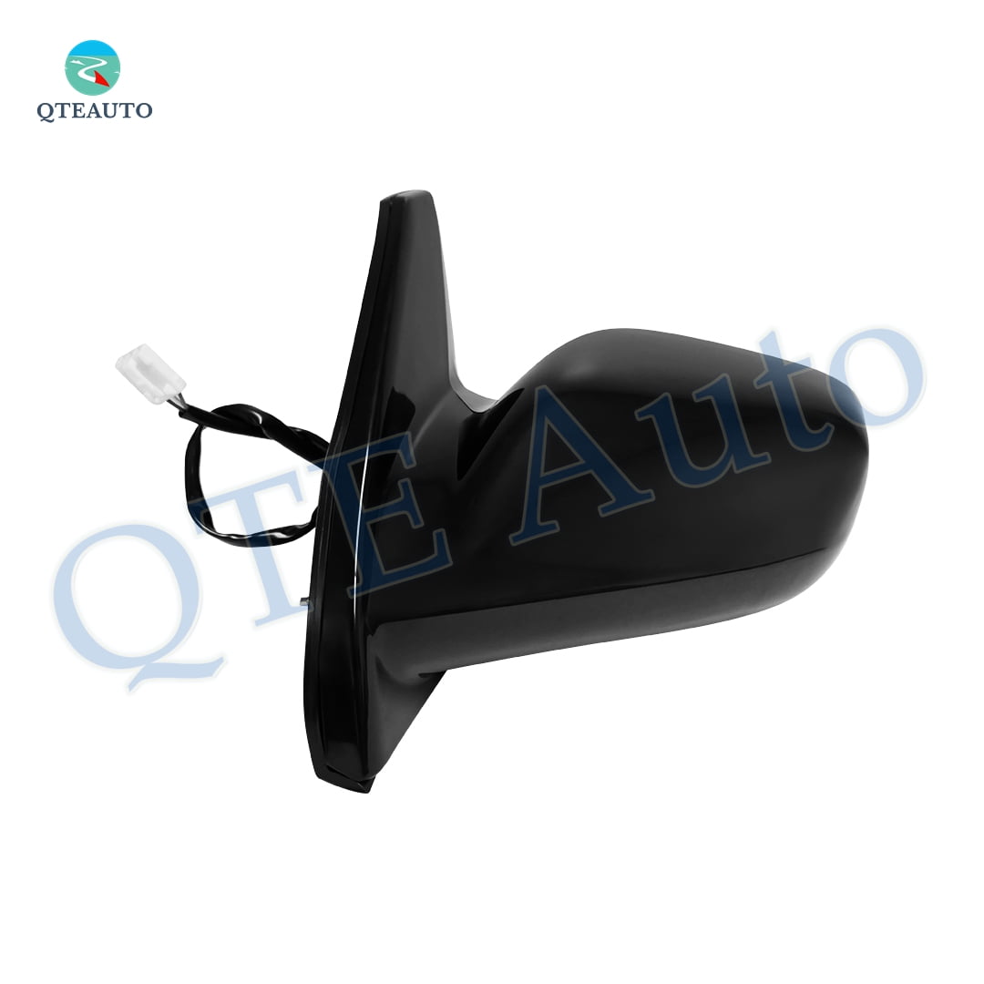Left Driver Side Power Foldaway View Mirror Chrome/Flat Black Smooth 3H3P For 2003-2008 Pontiac Vibe