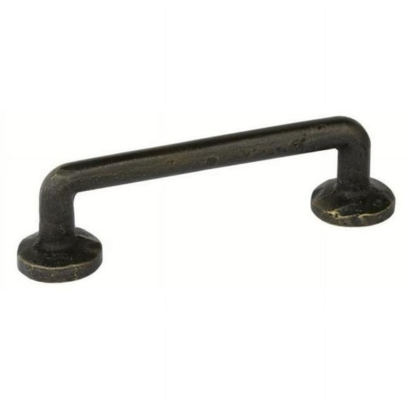 3.5 in. Center to Center Bronze Rod Cabinet Pull, Medium Bronze