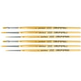 thumbnail image 3 of da Vinci JUNIOR Synthetics Miniature Brushes, Synthetic, Acrylic & Tempera, Assorted, 3 Per Set, 2 Sets, 3 of 3