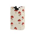 thumbnail image 2 of Foldable Laundry Hamper Bag with Handles Dirty Clothes Basket 12.6" x 11" x 22.7" Cute Mushroom Pattern with Daisies, 2 of 7