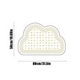 thumbnail image 3 of Qwtwty Bathroom Rugs Clouds Bathroom Floor Mats Toilet Soft Diatom Mud Strong Water Absorbent Foot Mats Toilet Door Antis Slip Mat Drying Carpet, 3 of 6