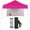 Pink, variant on LiteHaven 6x6 ft Pop Up Canopy Tent, Outdoor Small Canopy Tent with Backpack, Patio Pop Up Gazebo Slant Leg Canopy with 1 Sidewall, Portable Easy Up Canopy (Pink)