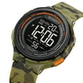 thumbnail image 1 of SKMEI Unisex Digital Watch with 50M Water Resistance, EL Backlight, 1/100 Sec Stopwatch, Dual Time Zones, Daily , Countdown Timer, Date/Week Display, 12/24H Format - ABS Case, TPU Band, Multiple, 1 of 6