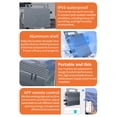thumbnail image 3 of Mini Grid Tied Inverter, Current Guard Single Phase APP Control Solar Inverter Aluminum Alloy  for Home Appliance, 3 of 7