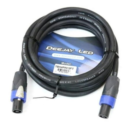 Deejay Led TBH4PIN12FTCABLE Deejayled 4 Pin Male To Male 12ft Cucher