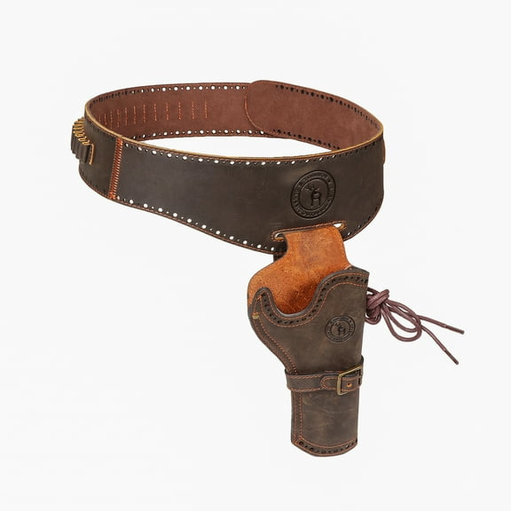 TOURBON Leather Holster Belt Pouch Adjustable Brown