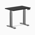 thumbnail image 1 of Desky Dual Mini Sit Stand Desk - Black / 32 x 20 inches / Space Grey, 1 of 10