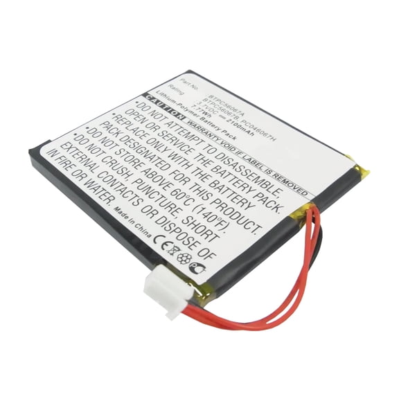 Batteries N Accessories BNA-WB-RLP-008-2.1 Remote Control Battery - Li-Pol, 3.7V, 2100 mAh, Ultra High Capacity Battery - Replacement for Crestron MT-1000C-BPT Battery
