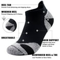 thumbnail image 7 of LWFBDTK Men’s Low Cut Ankle Socks, Breathable Cushioned Athletic Socks, 6 Pack, Fits Shoe Size 3.5-7, Gray, 7 of 7