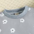 thumbnail image 5 of Gibobby Mamelucos para bebe niño de manga larga con estampado floral para niñas pequeñas(Gris, 3-6 Meses), 5 of 5