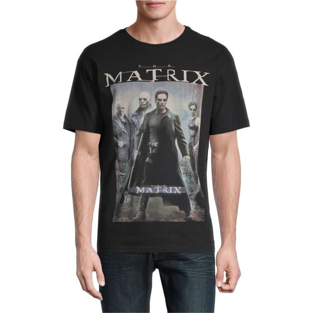 Elevenparis Mens The Matrix Graphic T-Shirt, black, XL