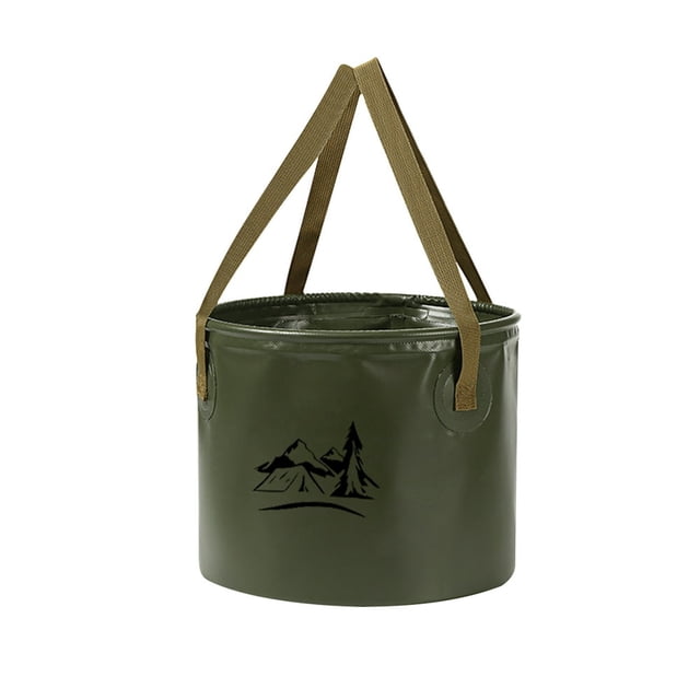 Water Pail Portable Collapsible Wash Basin 500D Waterproof (20L)