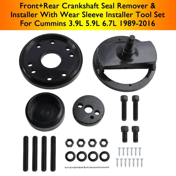 Front Rear Crankshaft Seal Remover & Installer Tool for Cummins 3.9L 5.9L 6.7L