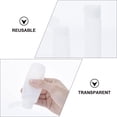 thumbnail image 4 of 10pcs Empty Shampoo Bottles Reusable Lotion Bottles Travel Liquid Dispensers, 4 of 8