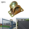 thumbnail image 4 of Pulley Block Gold Steel U Shaped Single Wheel Pulley Block with High Load Capacity Of 441Lbs And 31mm Wheel Diameter, 4 of 8