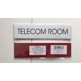 thumbnail image 2 of TELECOM ROOM SIGN (WHITE), 2 of 2