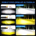 thumbnail image 4 of Par Faros Auxiliares Lupa Led Focos Luz 240w Para Coche Moto, 4 of 8