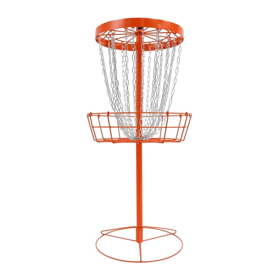 Disc Golf Training Stand, 24 Chain Portable Disc Golf Target, Disc Golf Training Basket for Backyards, Parks, Campsites, Tailgate Parties