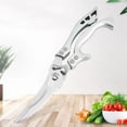 thumbnail image 4 of Cheers Poultry Shears Sharp Heavy Duty Comfortable Handle Dishwasher Safe Spring Loaded Multi-functional Stainless Steel Chicken Bone Kitchen Scissors for Barbecue, 4 of 7