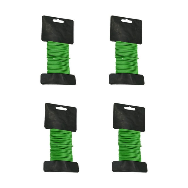 Miangastore Gardening Soft Wire 4 Bundles 39X0.1in Green For Customizable Length
