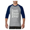 thumbnail image 1 of MmF - Mens Raglan Sleeve Baseball T-Shirts, up to Size 3XL - Best Nana, 1 of 4