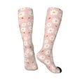thumbnail image 4 of Haiem Daisy And Bee Socks, Funny Novelty Crazy Design Cotton Socks Sports Socks Knee High Socks For Men, Women,1Pairs - Gift For Working Friends, 4 of 9