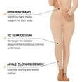 thumbnail image 4 of MANIFIQUE Thermal Underwear Set for Women Ultra Thin Long Johns Scoop Neck Base Layer Top & Bottom Set, 4 of 6
